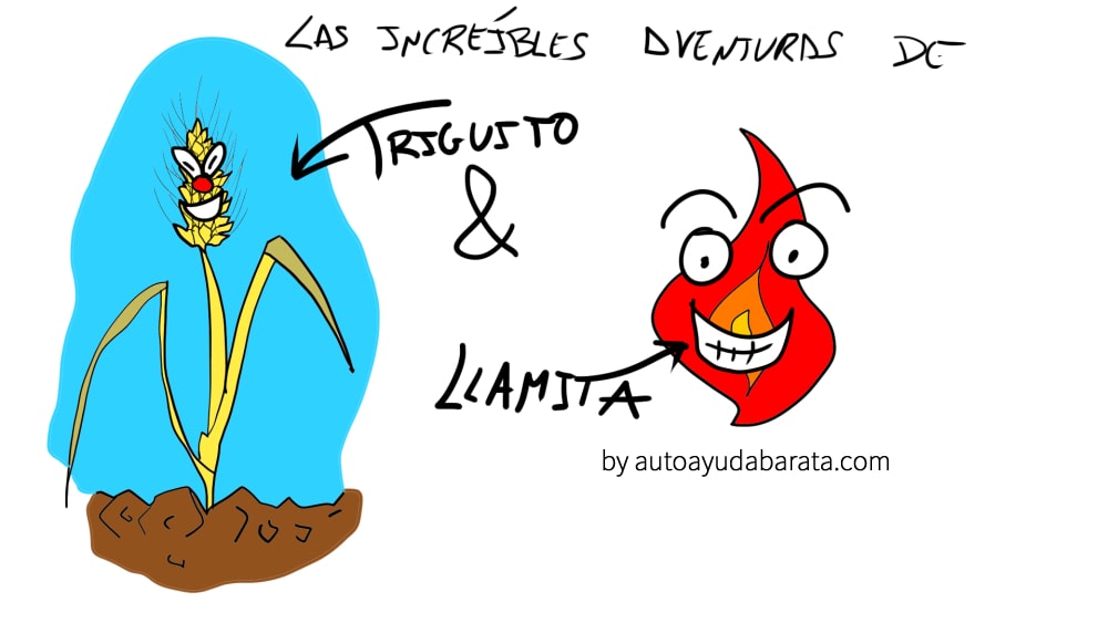 Triguito y llamita